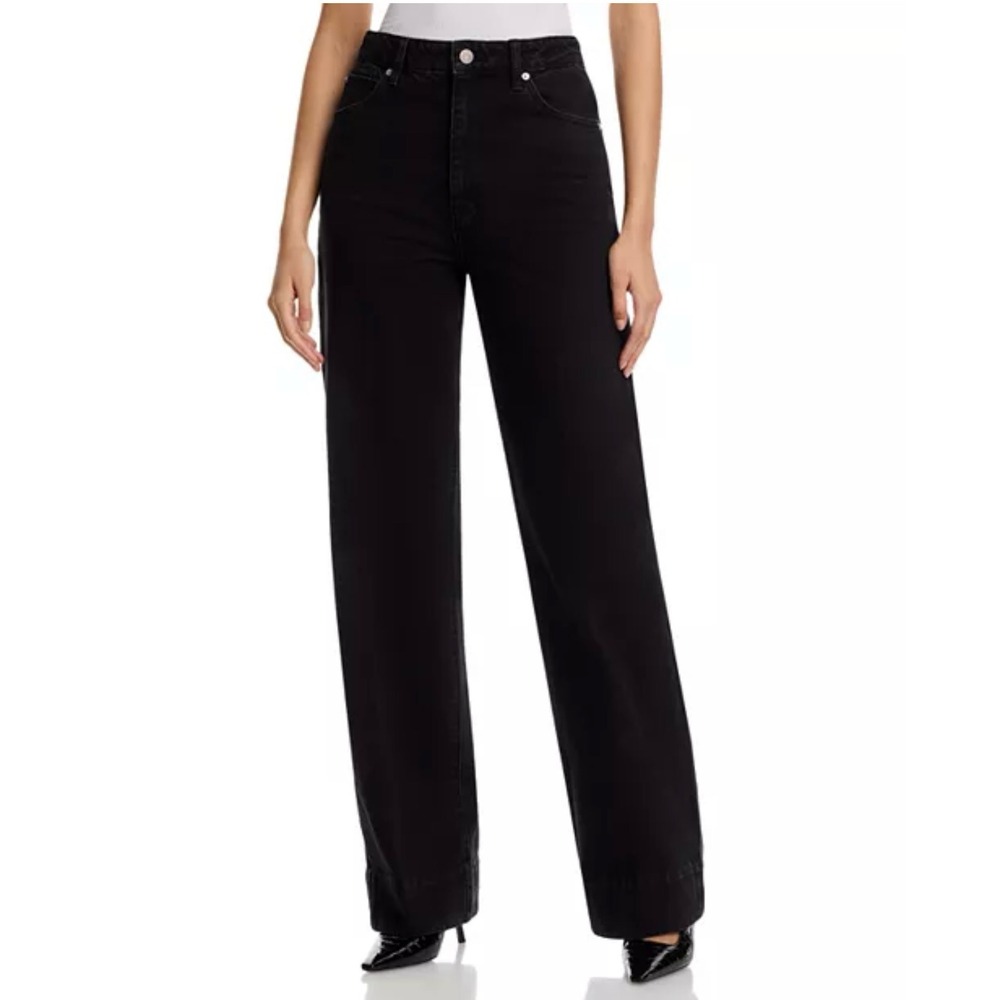 FRAME The Streamline High Rise Straight Leg Jeans in Sutro Size 24
